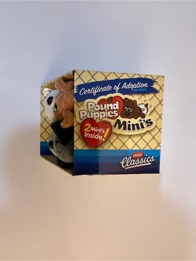 Pound Puppies Mini's Classic Twin Pack - Brown & Gray
